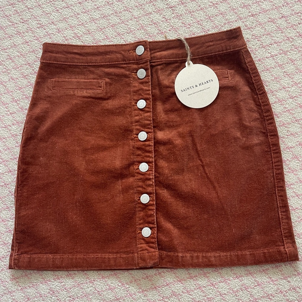 NWT corduroy skirt size M